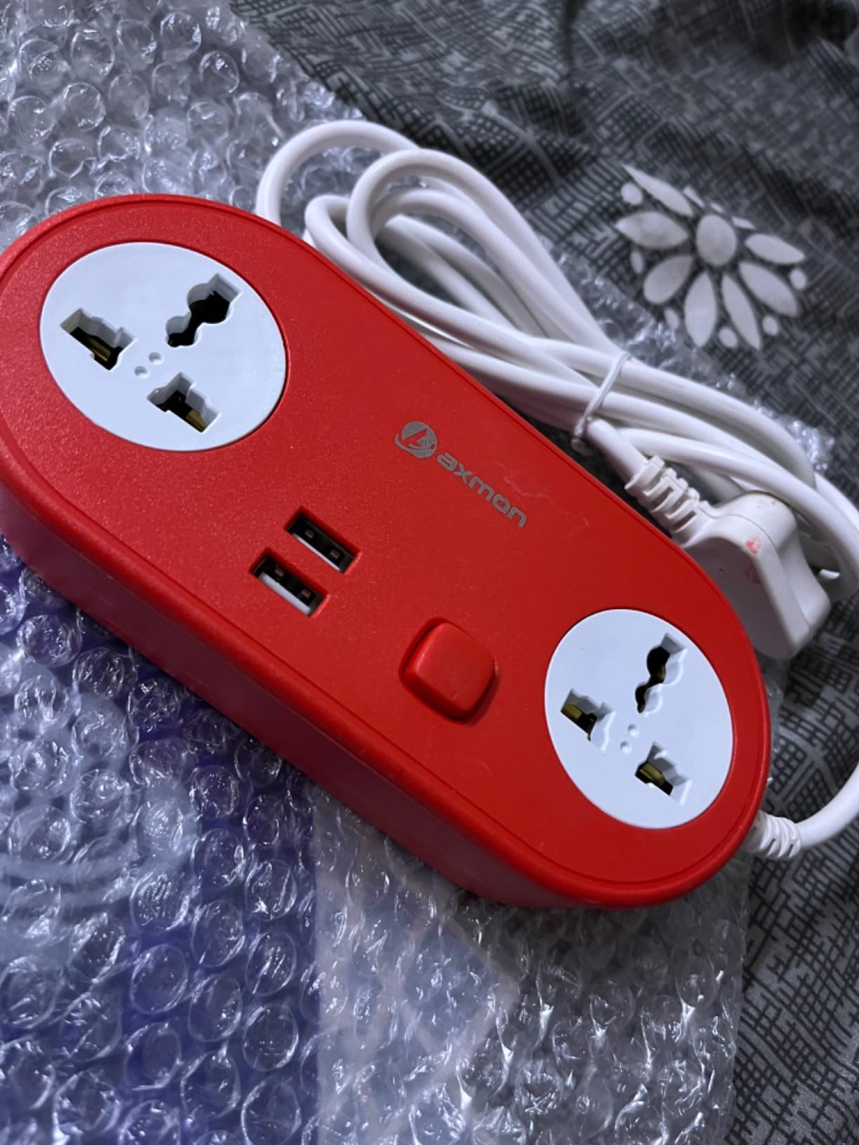 Axmon® Extension Cord with USB Port