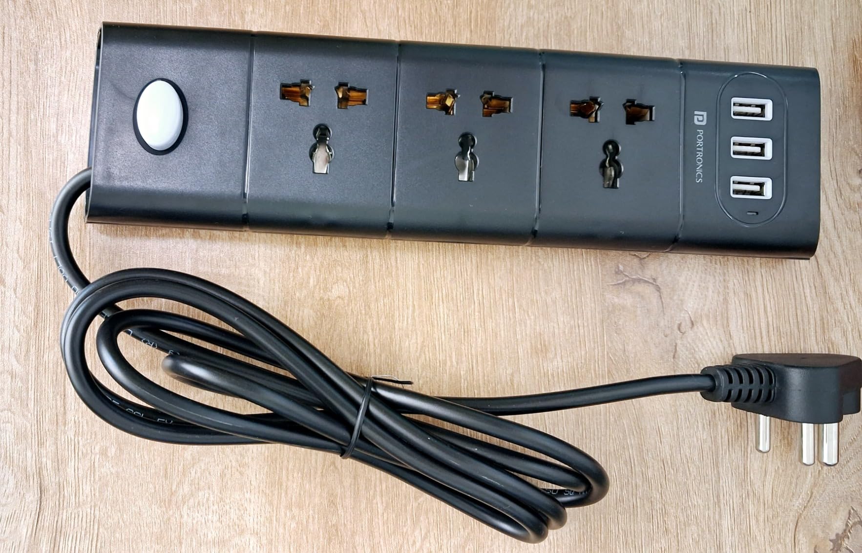 4 socket Extension with USB ports